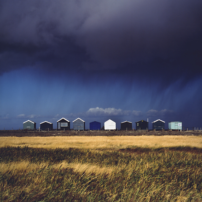 Passing Storm, Seasalter, Kent. Mamiya C330f on Fujichrome Provia roll film